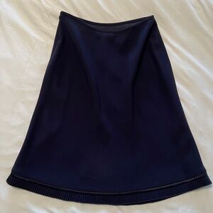Vintage Albert Nipon Navy Skirt 4P